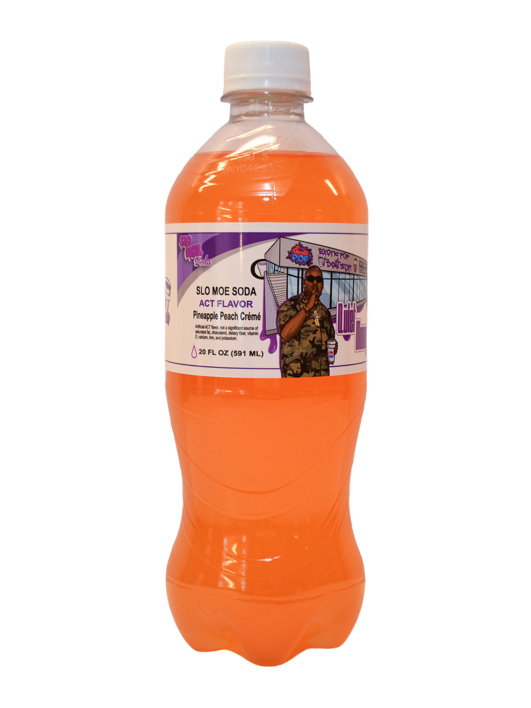 Pineapple Peach Creme Exotic Pop Collab - Slo Moe Sodas