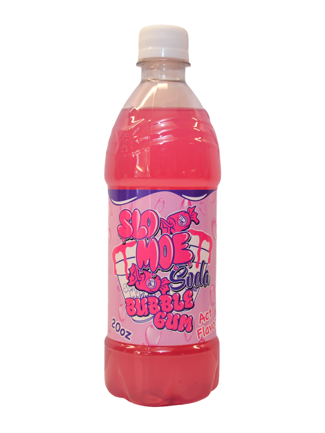 Bubble Gum w/ ACT Flavor Soda 6 Pack