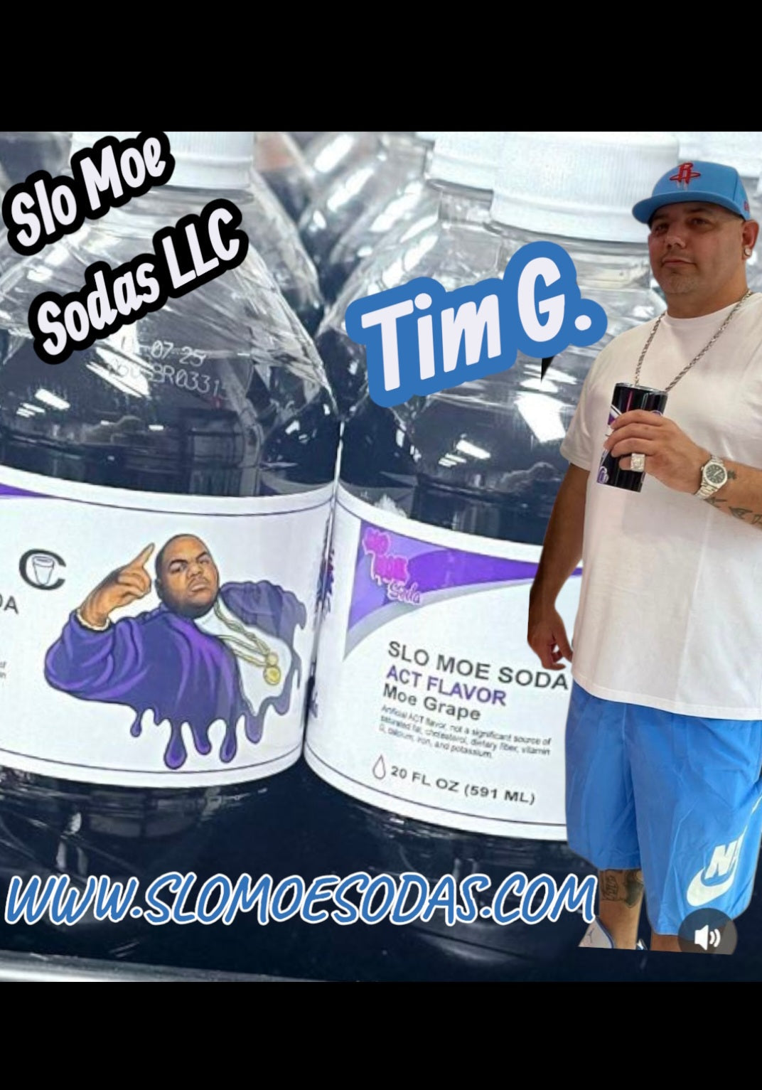 Tim G entrepreneur Slo Moe Sodas 