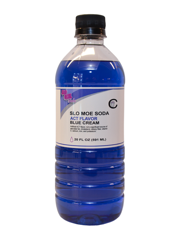 Blue Cream w/ ACT Flavor Soda