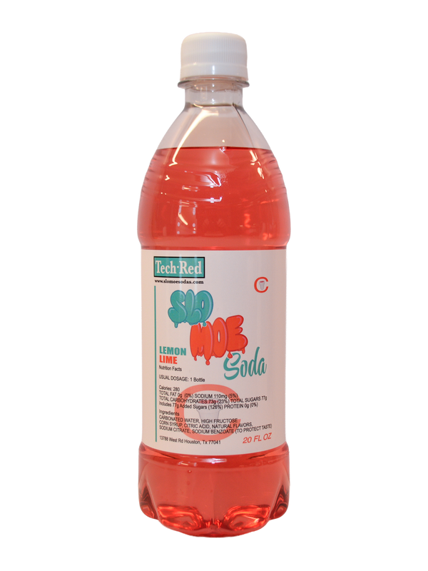Lemon Lime w/ Tech Red Flavor Soda