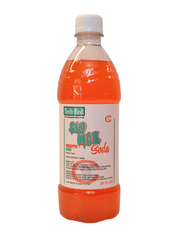 Pineapple w/ Tech Red Flavor Soda