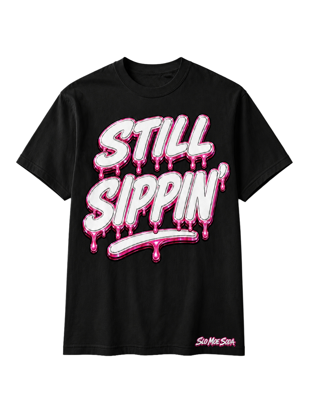 Still Sippin' Tee - Pink
