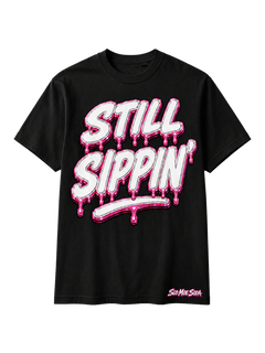 Still Sippin' Tee - Pink