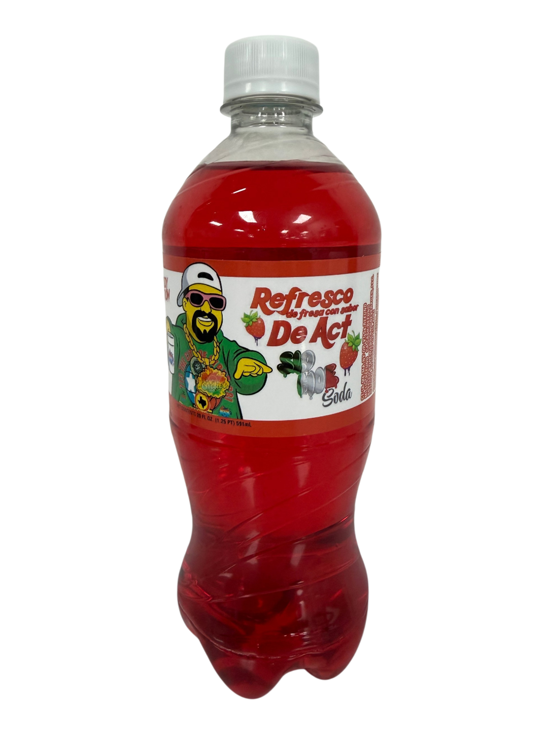Strawberry w/ ACT Flavor Soda - Muddy Edition Exotic Pop Collab