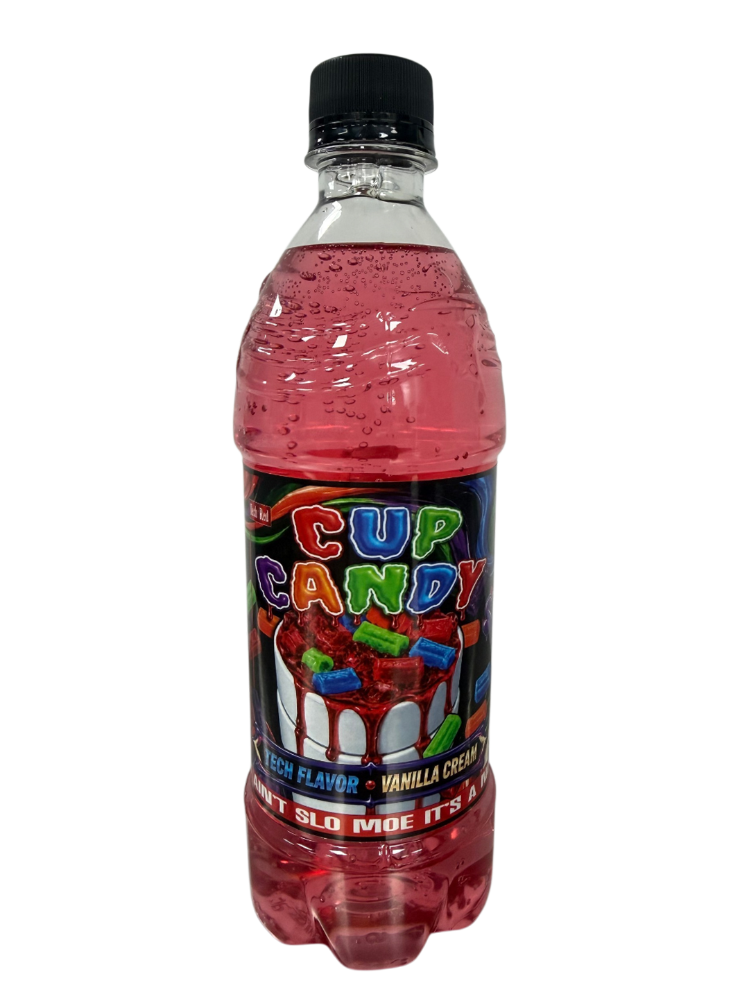 Cup Candy Vanilla Cream w/ Tech Red Flavor Soda 6 Pack