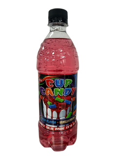 Cup Candy Vanilla Cream w/ Tech Red Flavor Soda 6 Pack