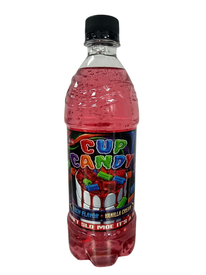 Cup Candy Vanilla Cream w/ Tech Red Flavor Soda 6 Pack