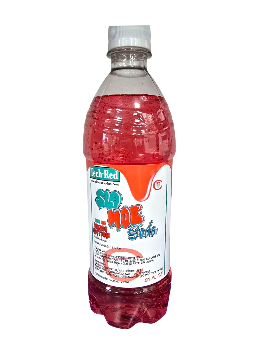 New muddy eddition Slo Moe Soda! Tech red lemon lime flavor 