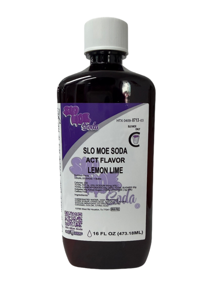 Lemon Lime w/ Act Flavor Soda - 16oz Pint Series