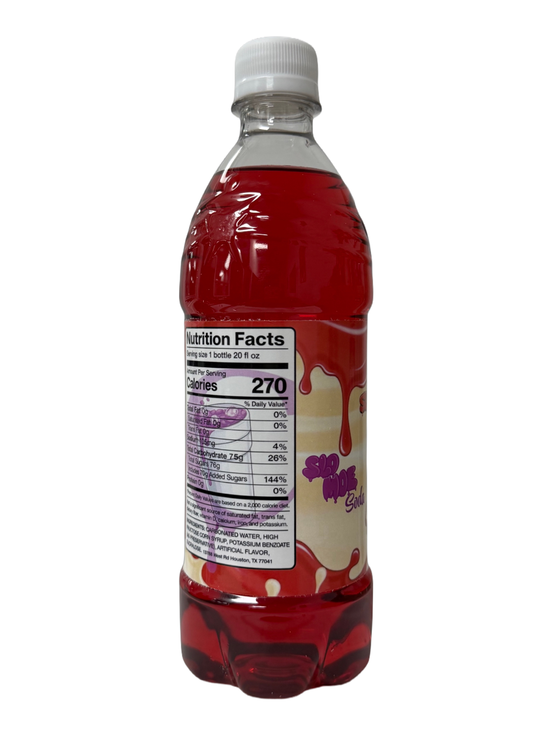 Red Vanilla Cream w/ Act Flavor Soda - Candy Red Slab Edition