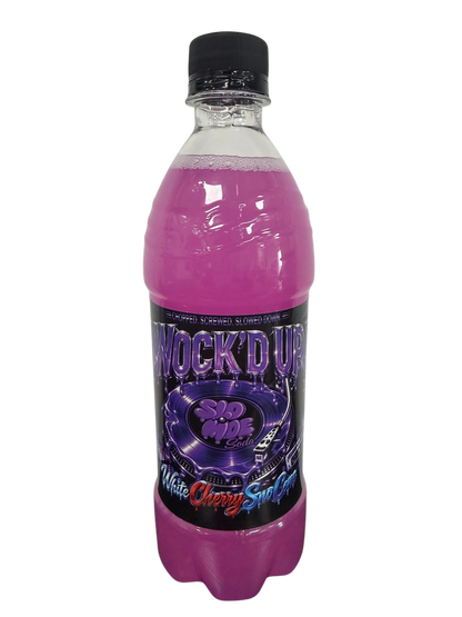 Wock'd Up White Cherry Sno Cone w/ Wock Flavor Soda 6 Pack